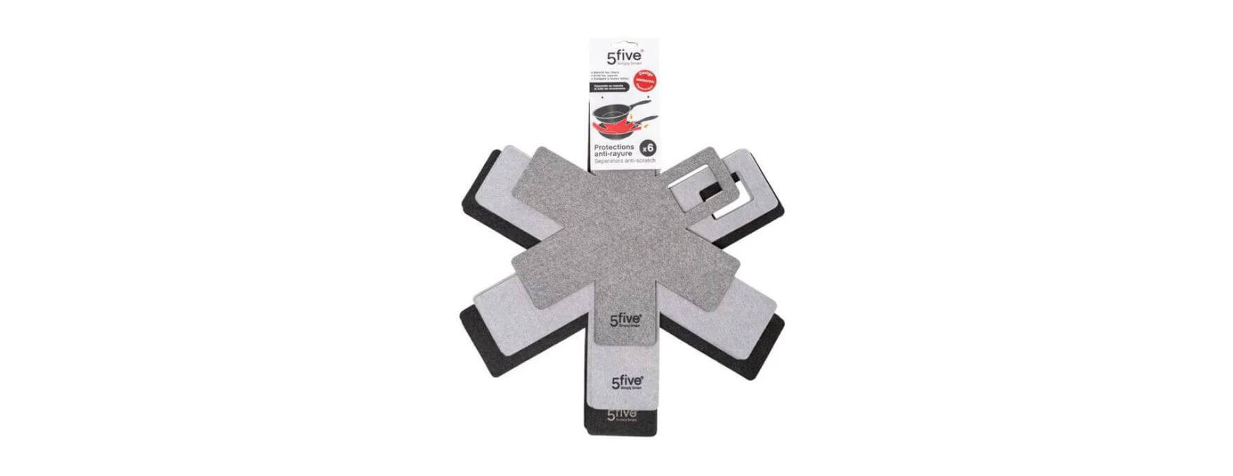 Set de 6 feuilles en feutrine protection anti rayures - 5Fiv
