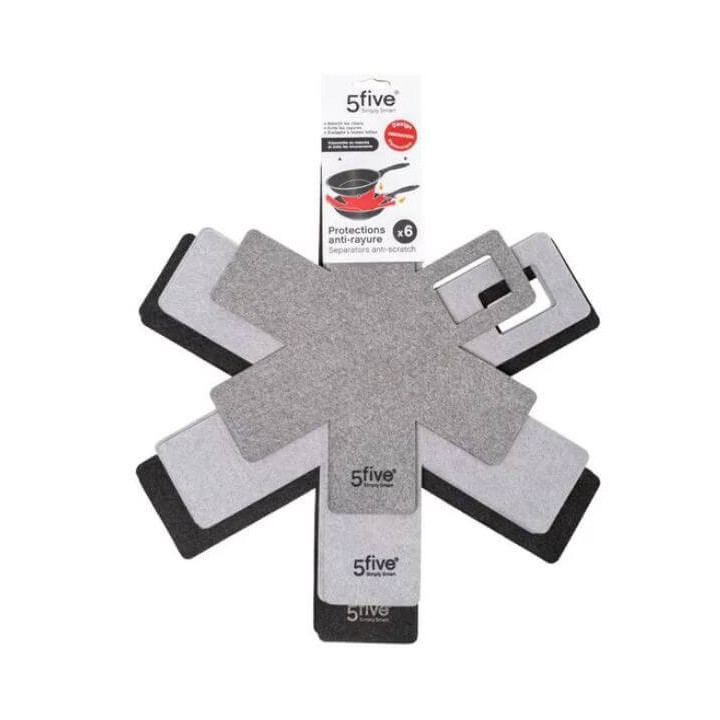 Set de 6 feuilles en feutrine protection anti rayures - 5Fiv
