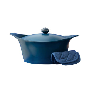 Coffret l´incroyable Cocotte sans PFAS 28 cm Myrtille - Cook