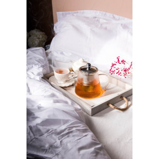 Théière transparente en verre et inox Darjeeling 1.20 l - Cr