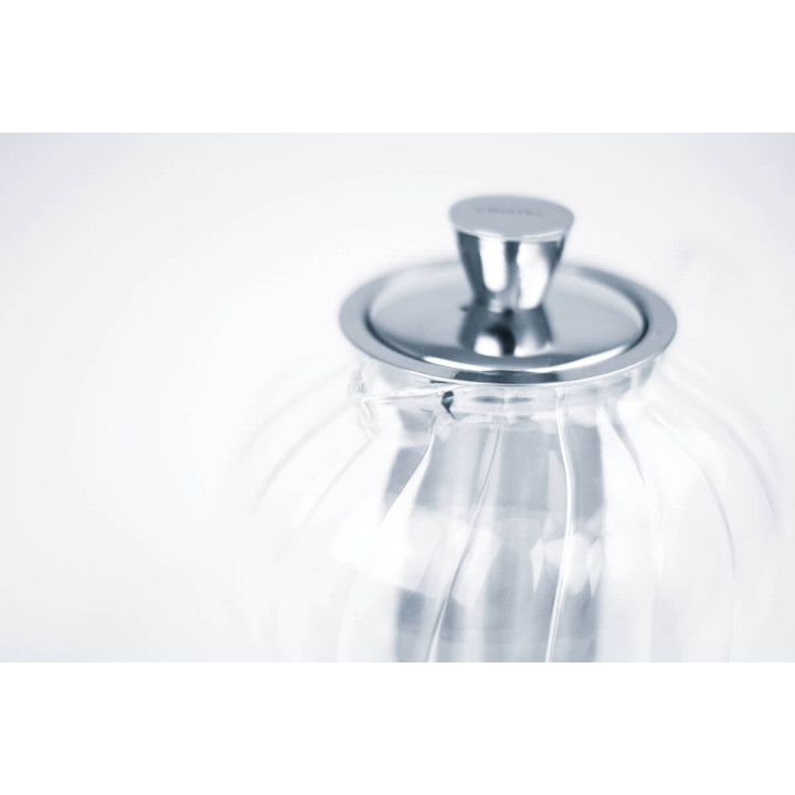 Théière transparente en verre et inox Gyokuro 1.20 l - Crist