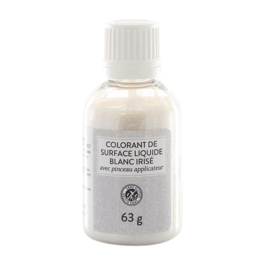 Colorant alimentaire de surface liquide avec pinceau applica