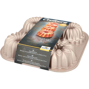 Moule bundt cake : Contoura Belissima 4 gâteaux 10 cm en fon