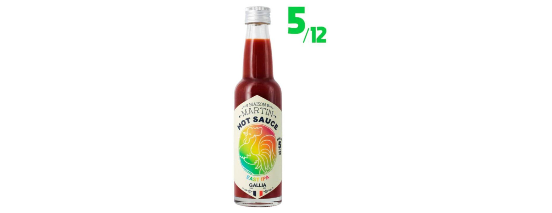 Sauce piment gallia east IPA 100 ml - Maison Martin