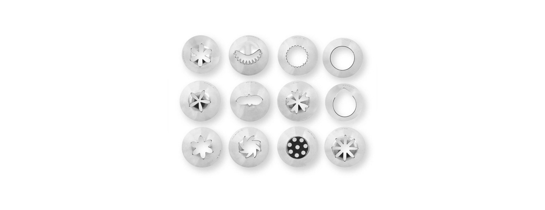 Set de 12 douilles en inox - Alice Délice