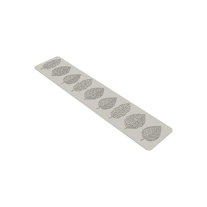 Moule tapis en silicone 3D pour décoration en forme de feuilles