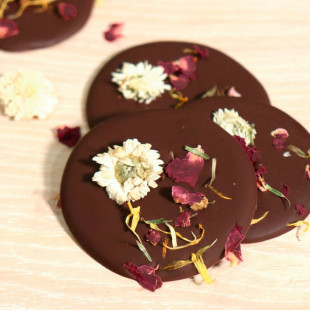 Pot de fleurs séchées comestibles mélange vintage pour décor