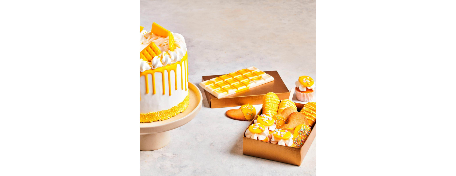 Deco melts jaune 250 gr - FunCakes