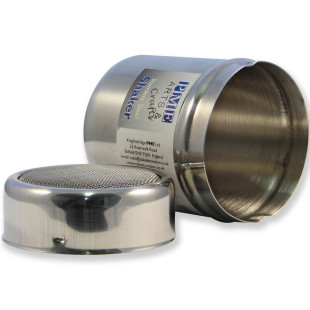 Saupoudreur tamis en inox avec couvercle 8 cm - PME