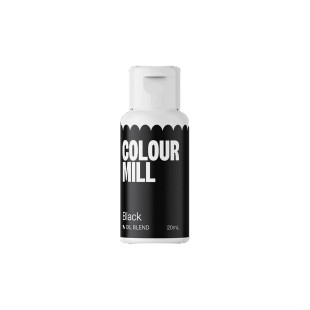 Colorant alimentaire liposoluble noir Black 20 ml - Colour M