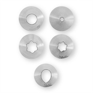 Set de 5 douilles classiques en inox avec 3 poches jetables - Alice Délice