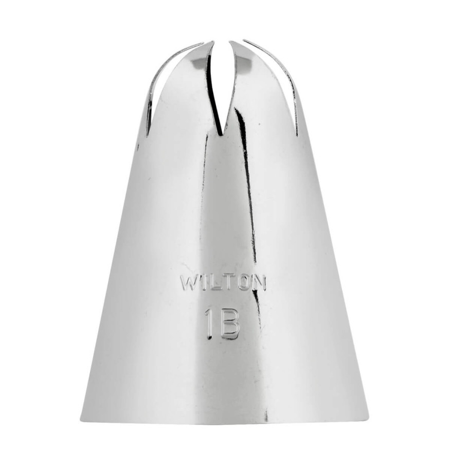 Douille en inox : fleur 15 mm  1B - Wilton