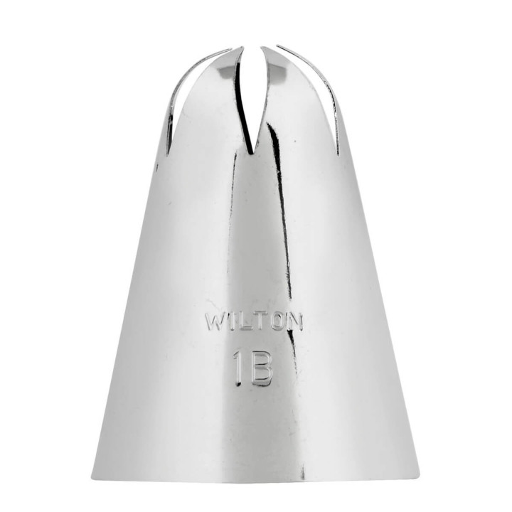 Douille en inox : fleur 15 mm  1B - Wilton