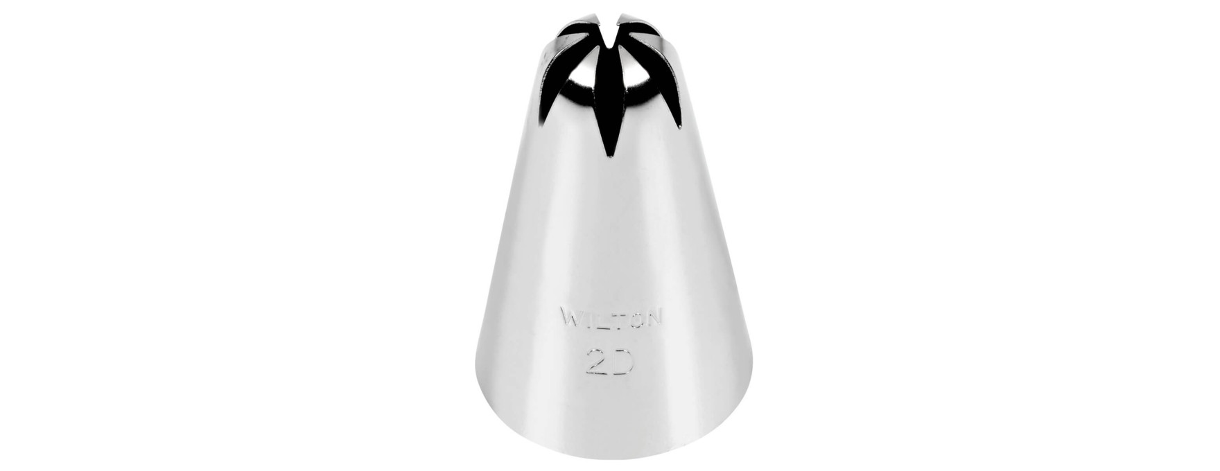 Douille en inox : fleur 12 mm  2D - Wilton