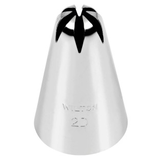 Douille en inox : fleur 12 mm  2D - Wilton