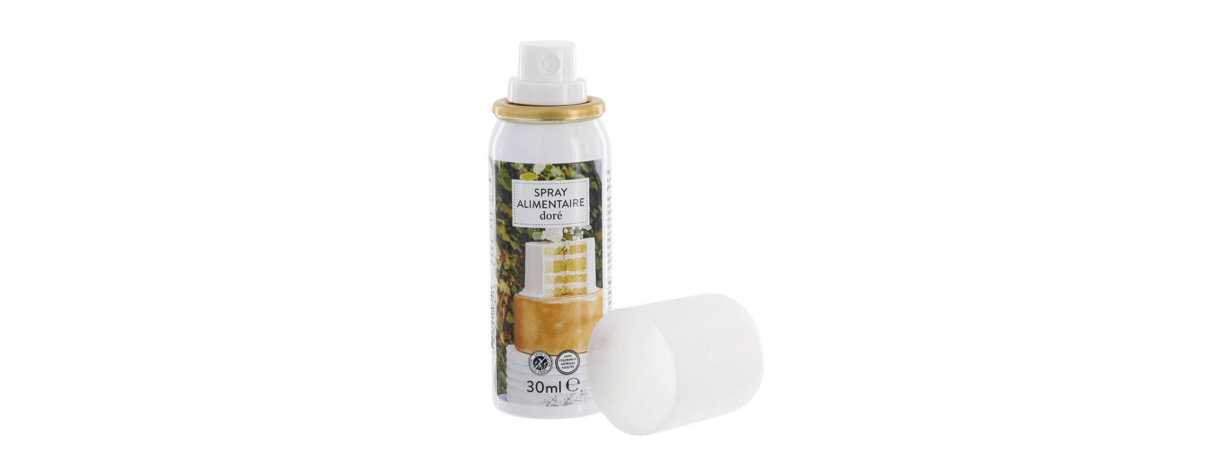 Spray colorant alimentaire doré 30 ml