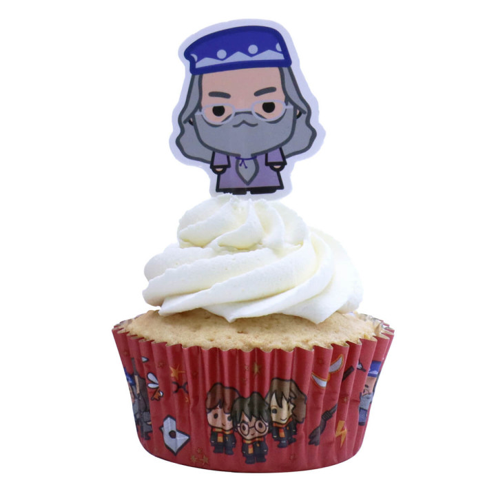 Kit 24 caissettes et décors à muffins et cupcakes Harry Pott