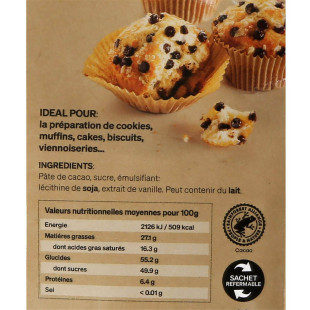 Pépites de chocolat noir 250 gr - Alice Délice