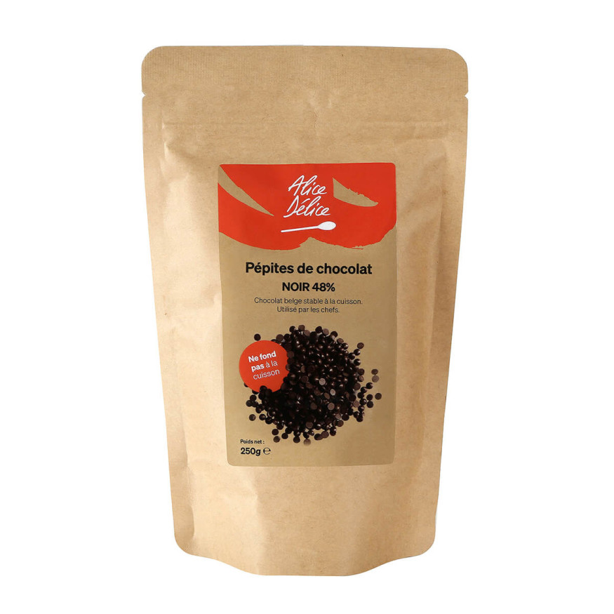 Pépites de chocolat noir 250 gr - Alice Délice