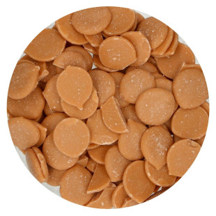 Deco melts marron clair saveur caramel 250 gr - FunCakes