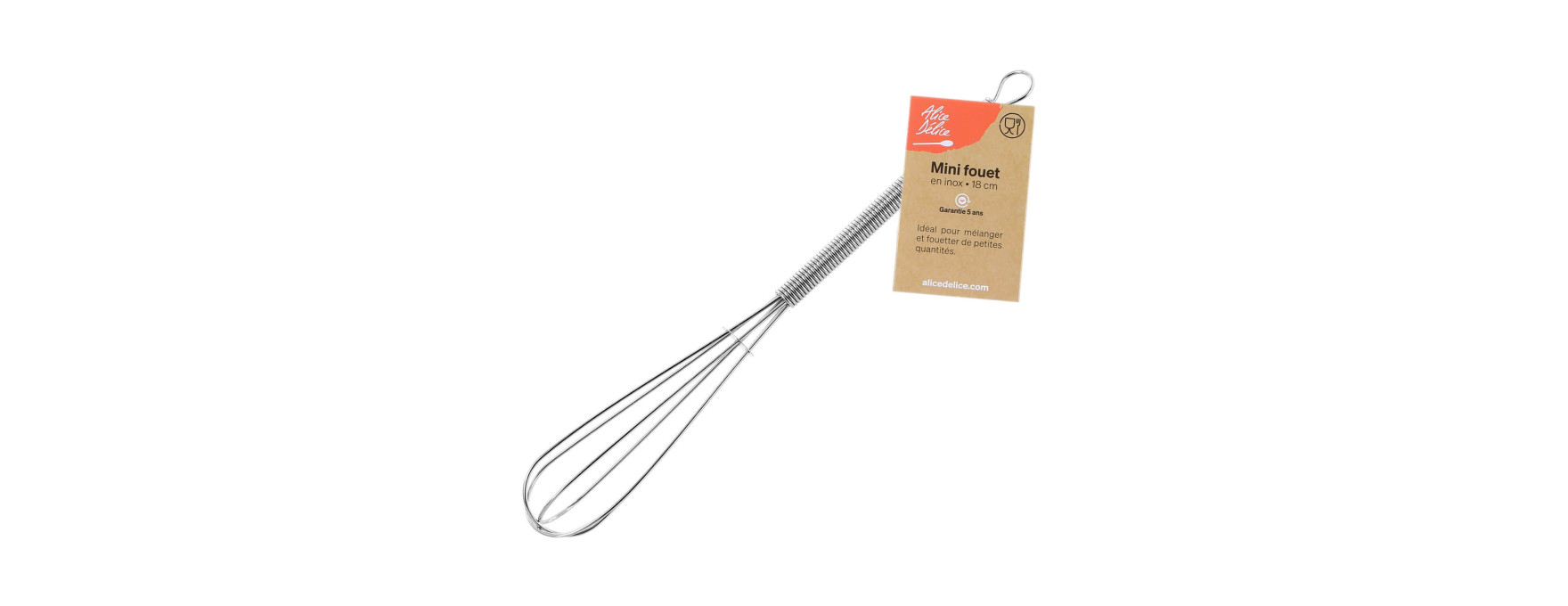 Mini fouet en inox 18 cm - Alice Délice