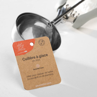 Cuillère portionneuse à glace mécanique en inox 24 cm - Alic