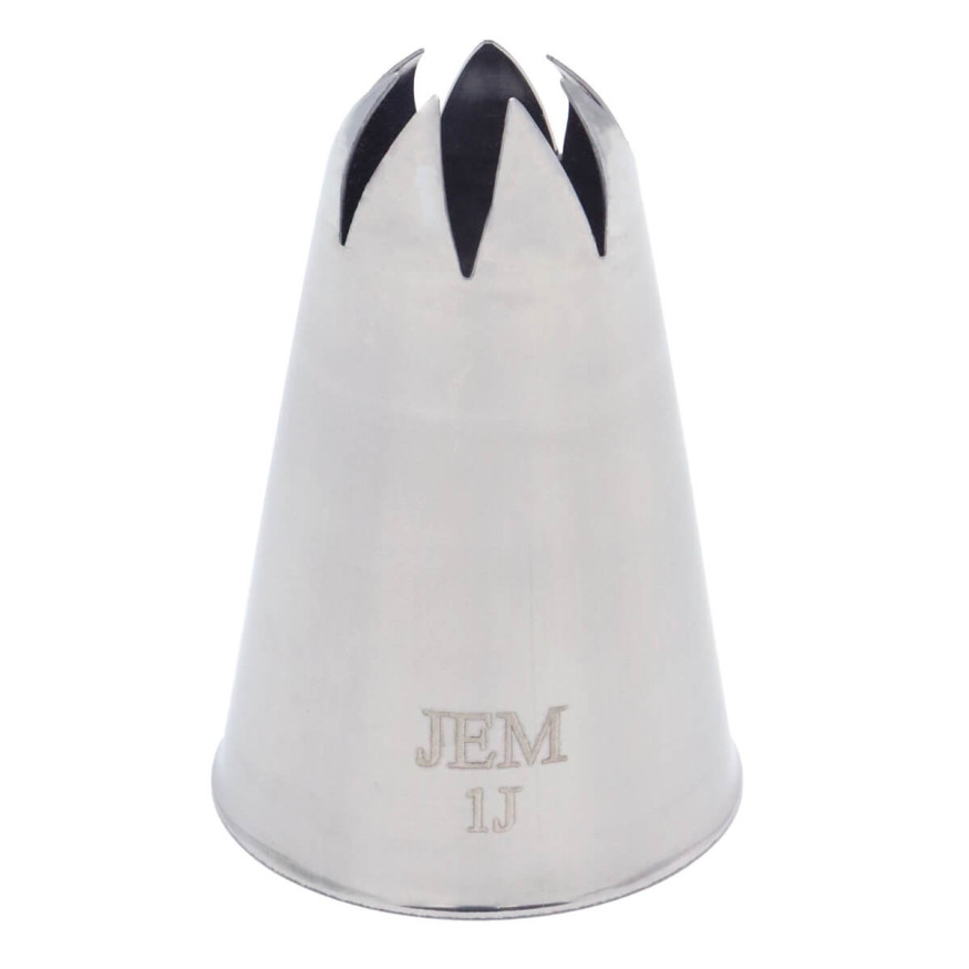 Douille en inox : fleur 15 mm  1J - PME