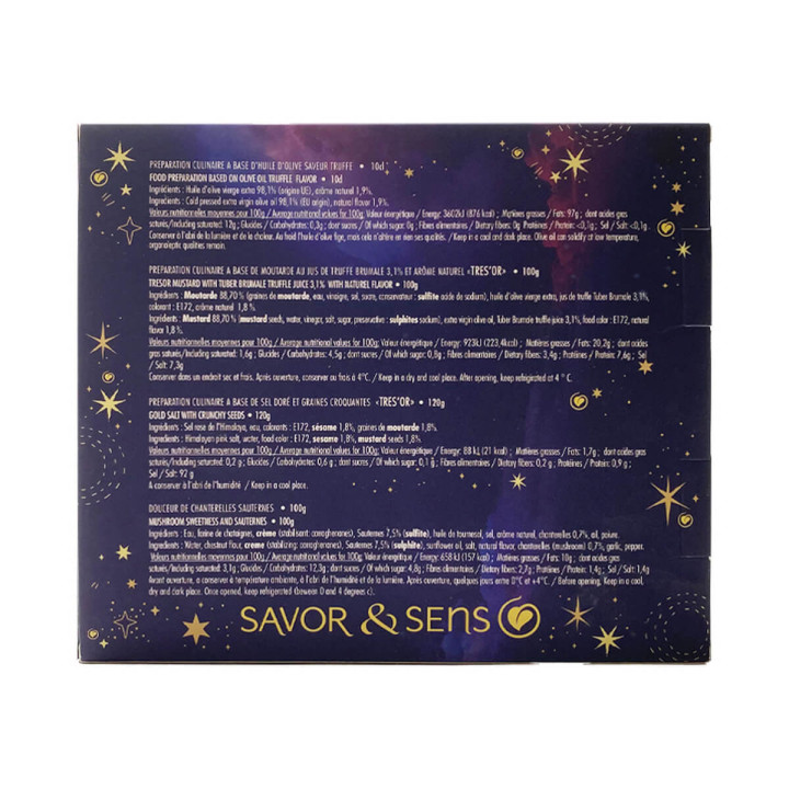 Coffret de fêtes "Gold and truffe" - Savor et Sens