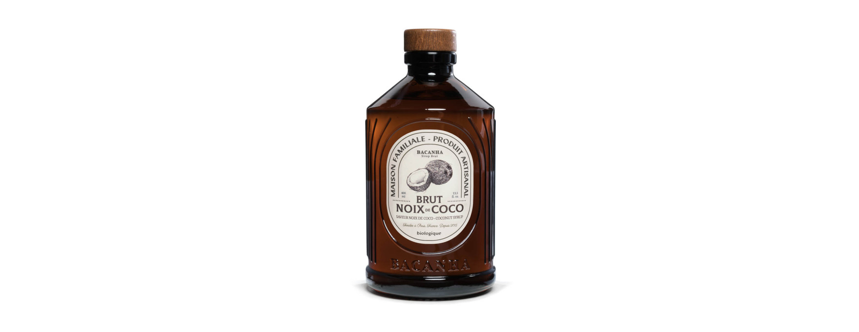 Sirop brut de noix de coco bio 400 ml - Bacanha