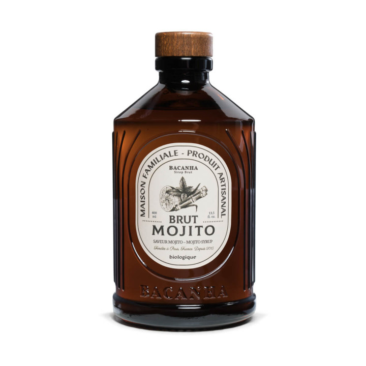 Sirop brut de mojito bio 400 ml - Bacanha
