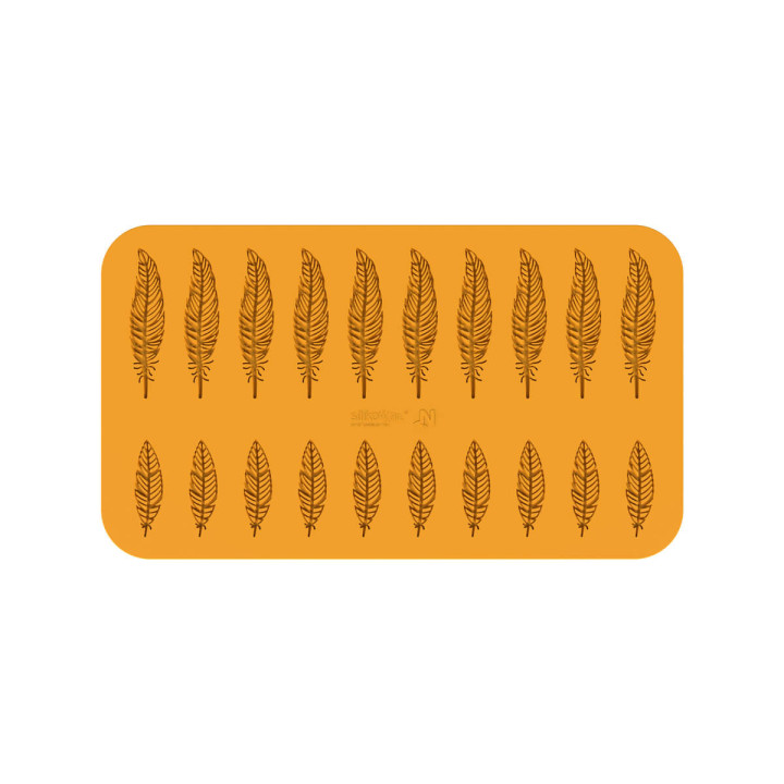 Moule tapis en silicone Piuma - Naturae pour décoration 3D 