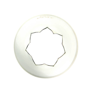 Douille en inox : cannelée étoile 17 mm  2M - PME