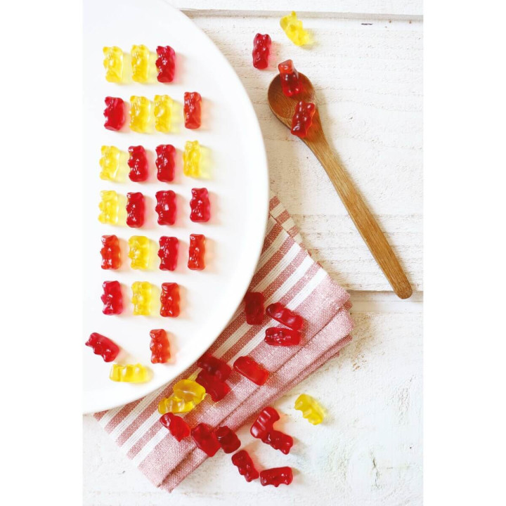 Moule en silicone 36 mini bonbons oursons 2.7 x 1.7 cm