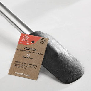 Spatule inox et silicone 25 cm - Alice Délice