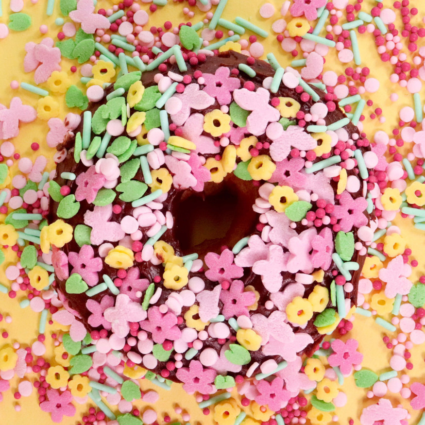 Décor à parsemer : mélange sprinkles de Pâques 60 gr - PME