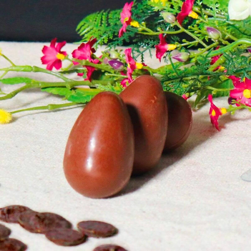 Moule à chocolat de Pâques 3D facile à utiliser : 3 oeufs 5.