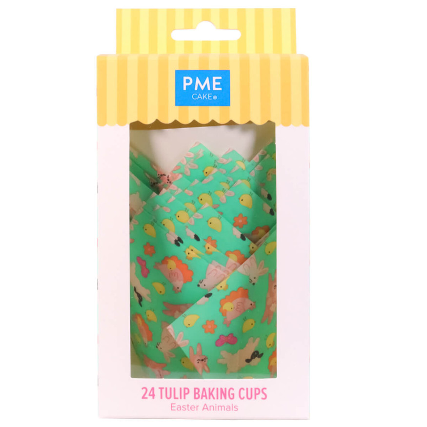 24 caissettes pour muffins et cupcakes multicolores