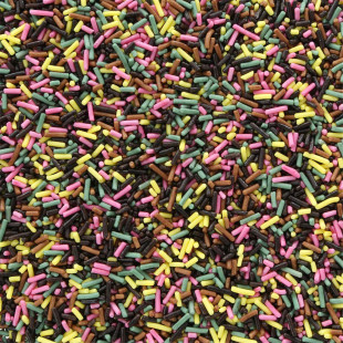 Vermicelles multicolores à parsemer 100 gr - Alice Délice