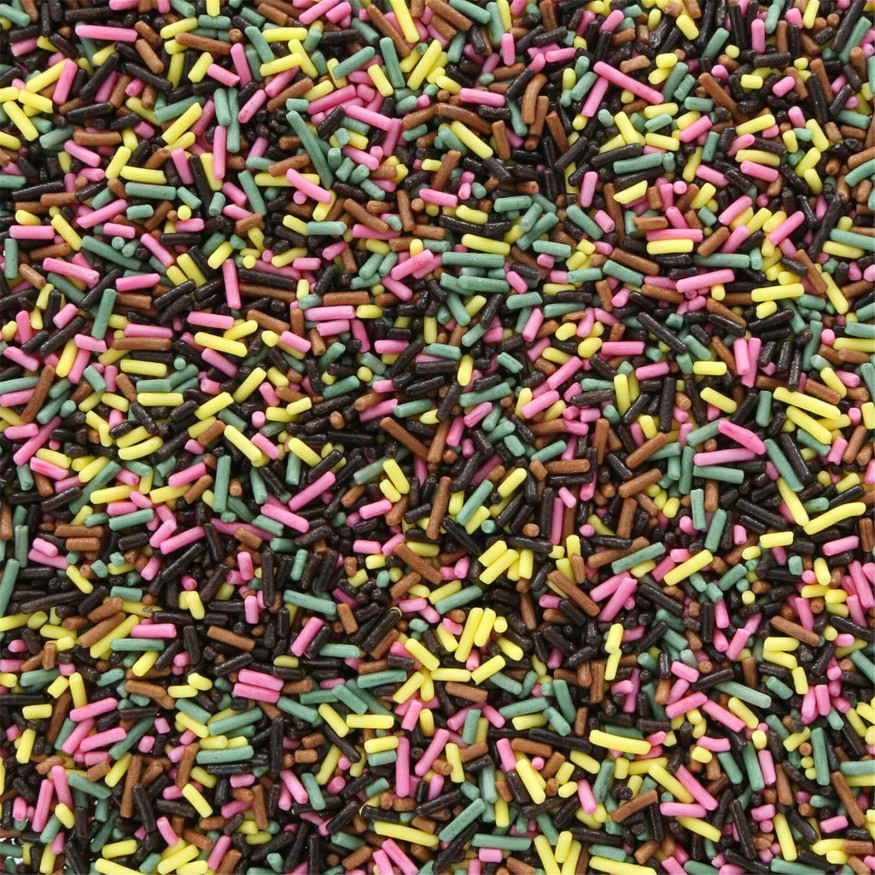 Vermicelles multicolores à parsemer 100 gr - Alice Délice