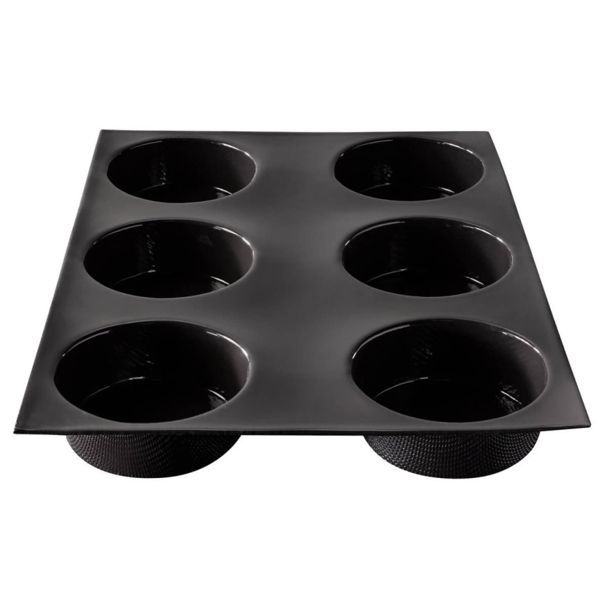 Moule en silicone et tricot de verre 6 grands ronds