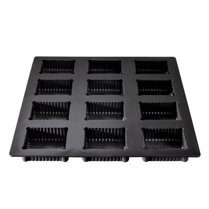 Moule en silicone et tricot de verre 12 petits beurres - Flexiplan