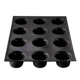Moule en silicone et tricot de verre 12 muffins 39.5 x 29.5 