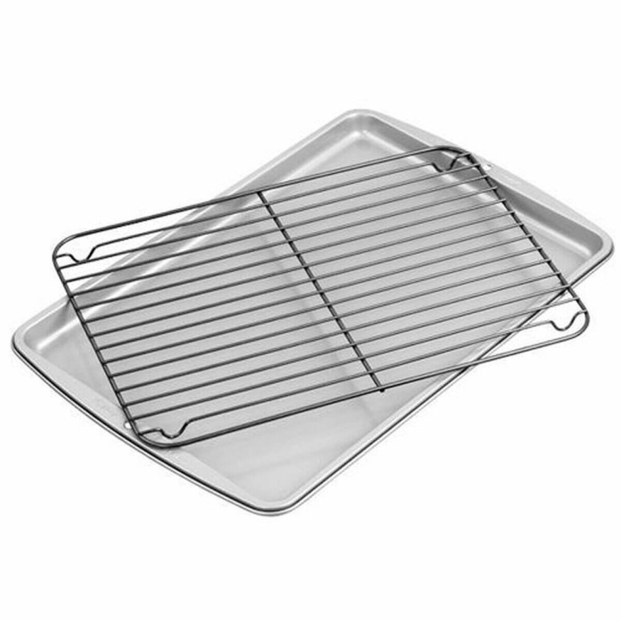 Set pâtisserie glaçage ou cuisson : plaque et grille  35.5 x