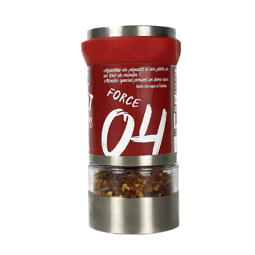 Moulin à Piment  Pequin notes sauvages et fruitées 12g - Saveur et Sens