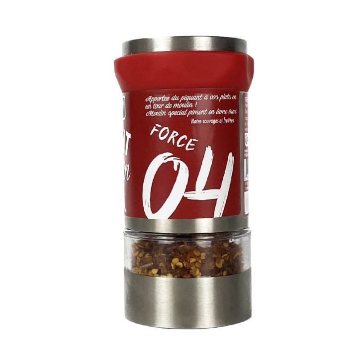 Moulin à Piment  Pequin notes sauvages et fruitées 12g - Saveur et Sens