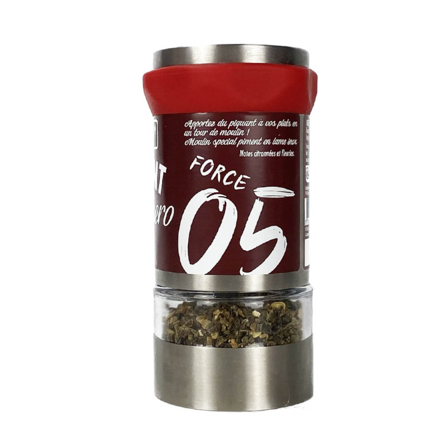 Moulin à Piment Habanero notes citronnées et fleuries 12g -