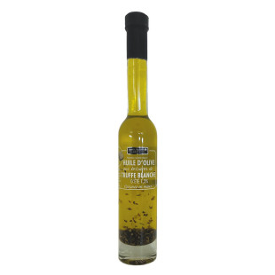Huile d'olive aux brisures de truffes blanches d'été 20cl -