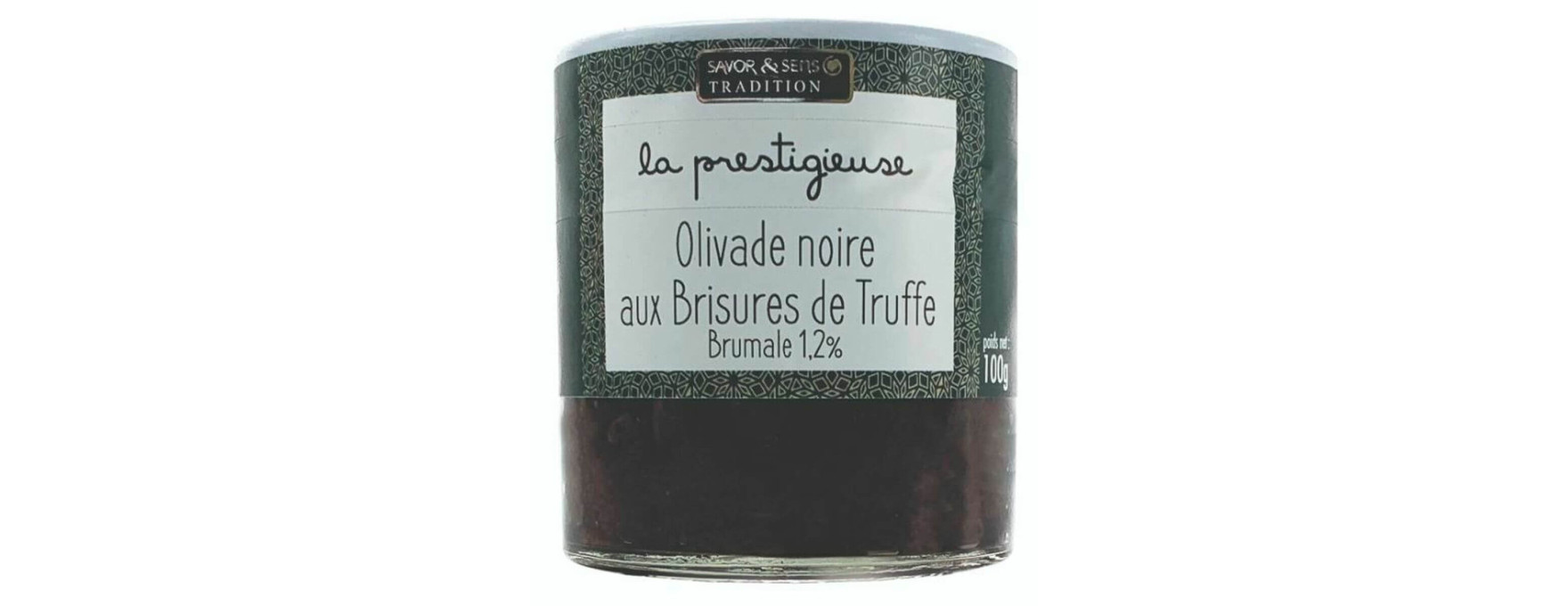 Olivade noire aux brisures de truffe noire 100g- Savor et Sens
