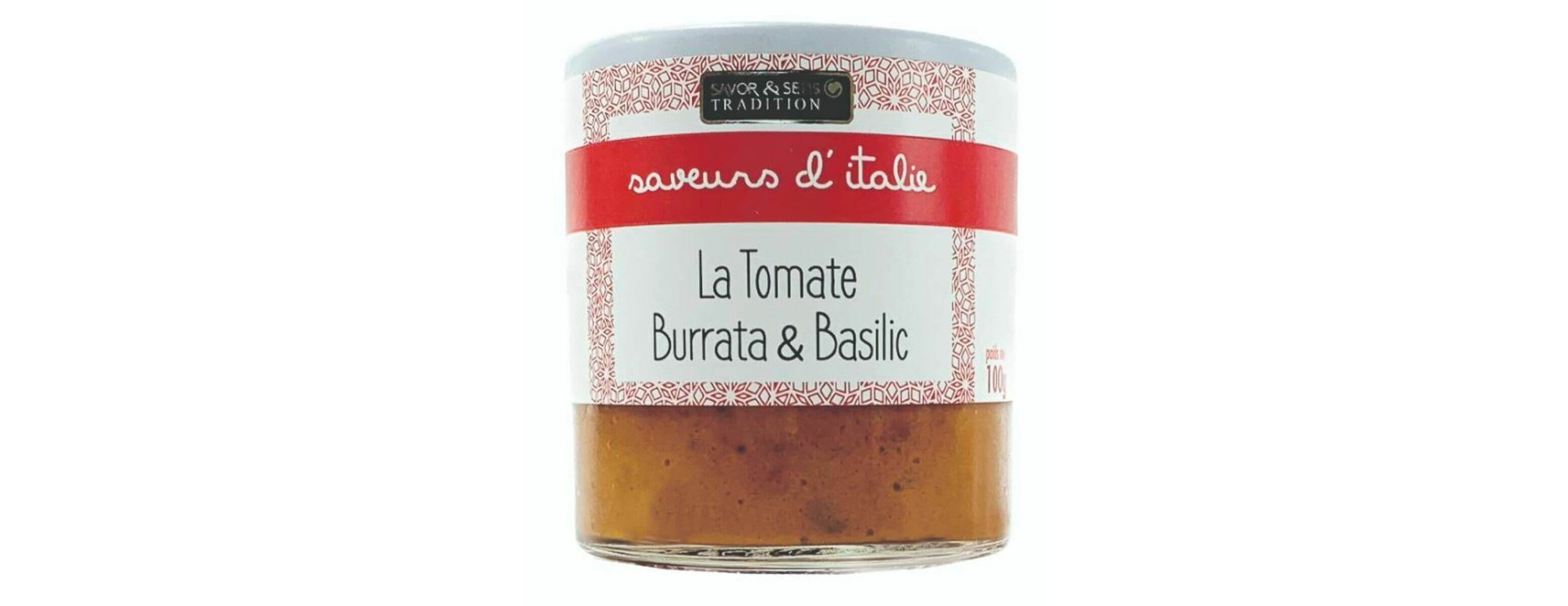 La tomate séchée à la burrata et basilic - Savor et Sens