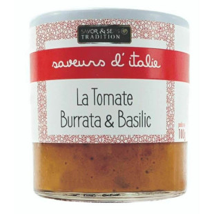 La tomate séchée à la burrata et basilic - Savor et Sens